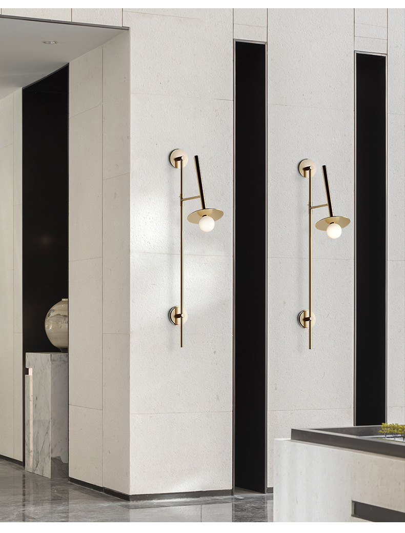 设计师轻奢浴室壁灯简约现代卫生间酒店别墅创意个性洗手间镜前灯详情6