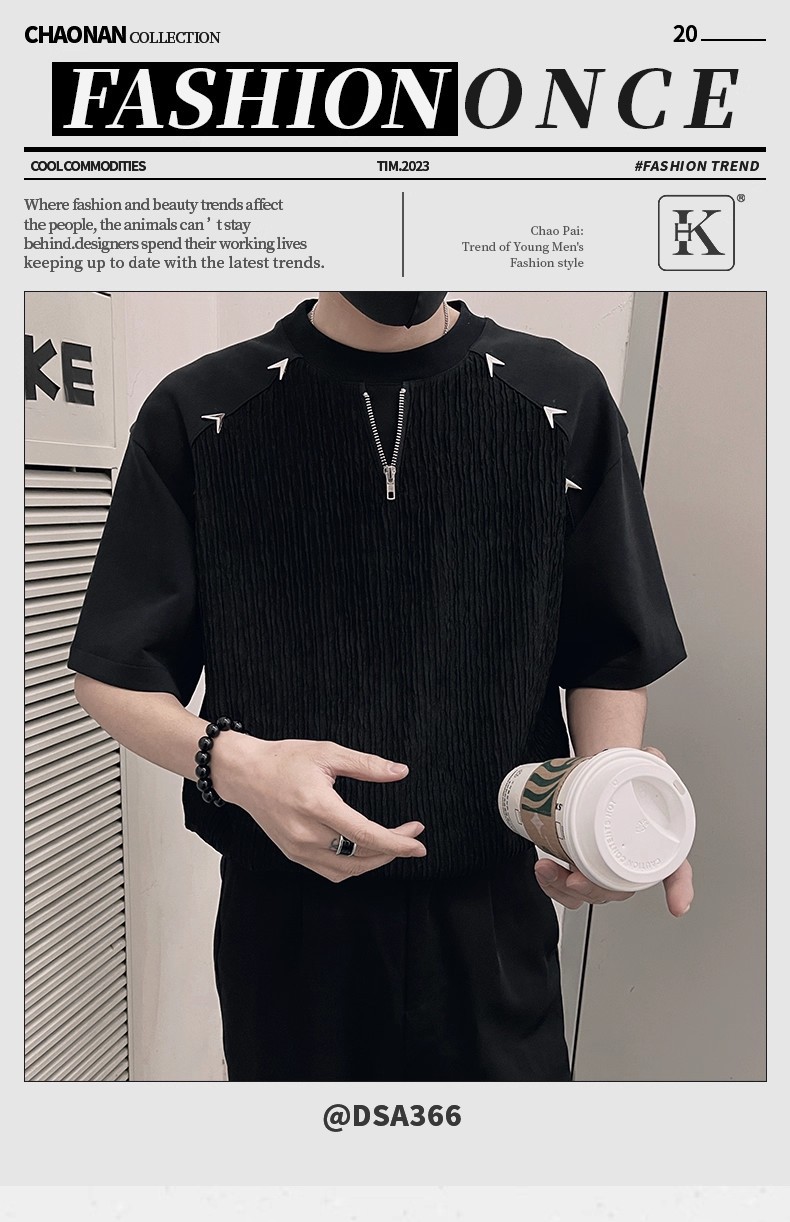 A super factory that customizes niche design T-shirts with texture rivets from Morocco, Tunisia and Rwanda based on your provided samples pic 1