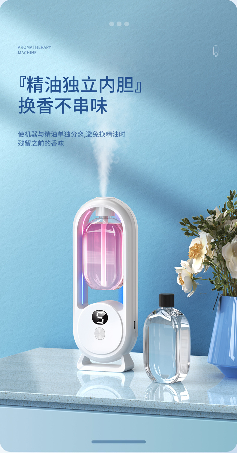 The automatic aroma diffuser, the long-lasting fragrance in the machine room, the air humidifier and freshener, the toilet deodorizer, and the indoor fragrance machine pic 16