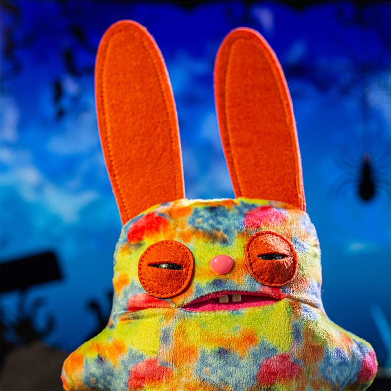 跨境新品 fuggler萌牙怪兽钥匙扣丑萌公仔手办挂件萌牙怪宝尖叫怪详情28