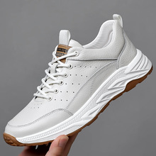 头层牛皮春季新款男士休闲鞋真皮透气男款皮鞋小白鞋板鞋男鞋鞋子详情9