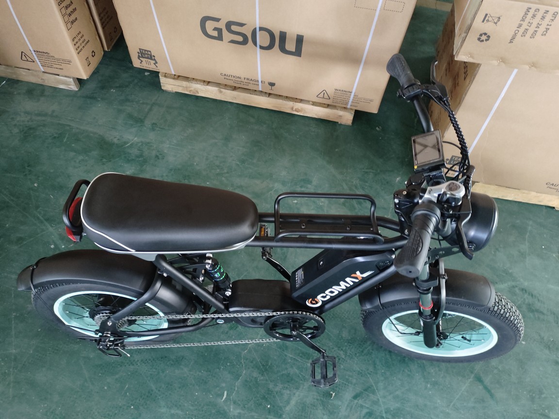 Cross-border DirtBike 18-inch super520t2 Fat tire 4.0 electric lithium battery-powered off-road bicycle pic 5