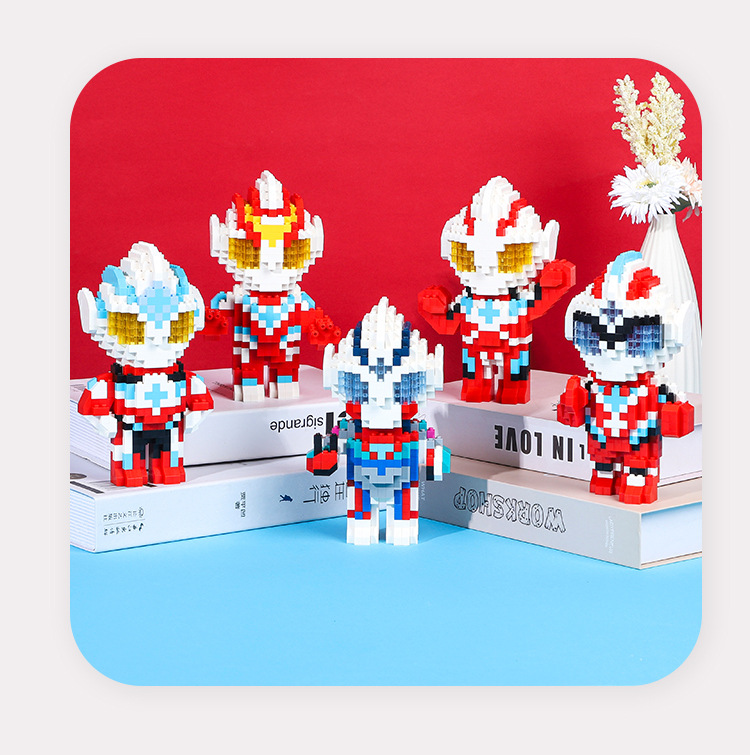 小方乐中华超人系列男孩生日礼物益智高难度兼容乐高积木玩具批发详情22