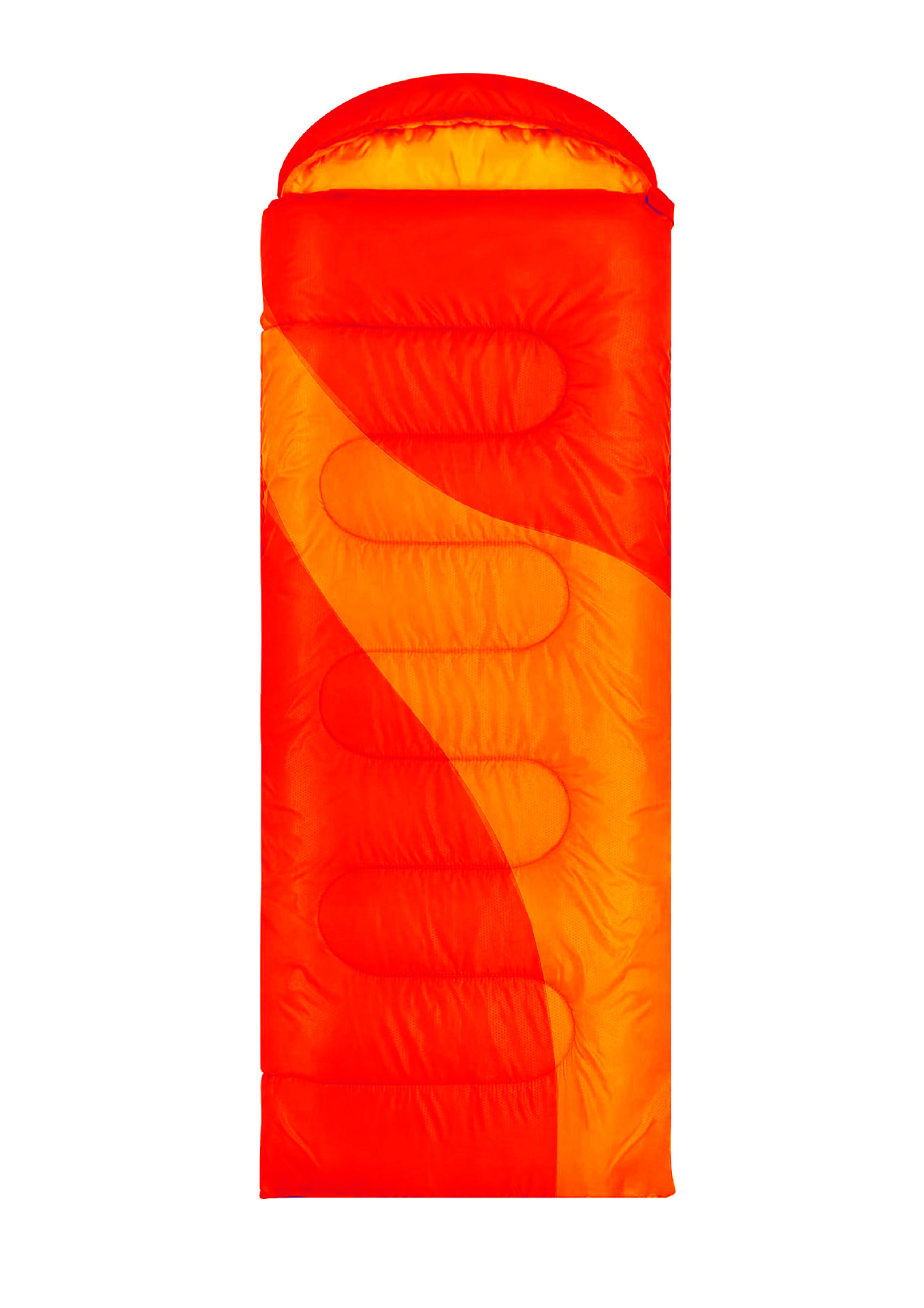 1300-gram camping full-print sleeping bag for outdoor use, which can be spliced into a double sleeping bag pic 6