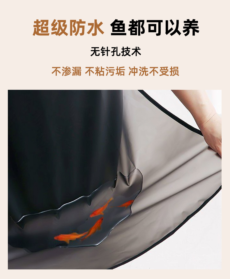 免洗围裙女家用厨房防水防油餐饮做饭专用透明TPU材质年轻工作服详情5