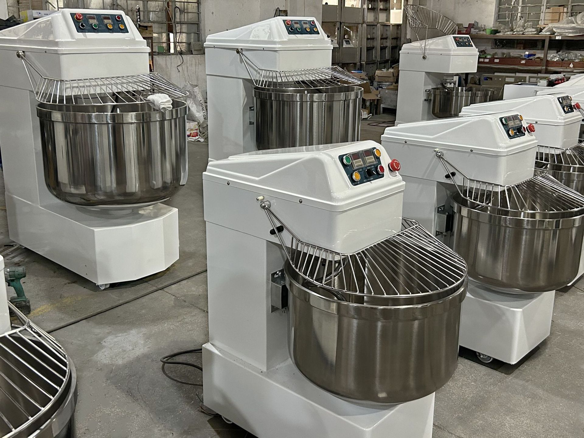 Commercial dual-speed dual-action dough mixer HS130, large 130L fully automatic dough mixer, large-capacity dough kneading machine pic 6