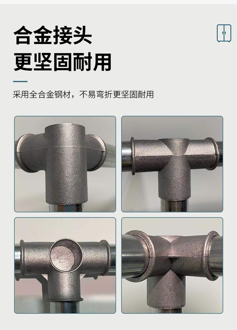 简易衣柜出租房钢管布衣柜经济型简易衣橱家用卧室出租屋衣柜组装详情12