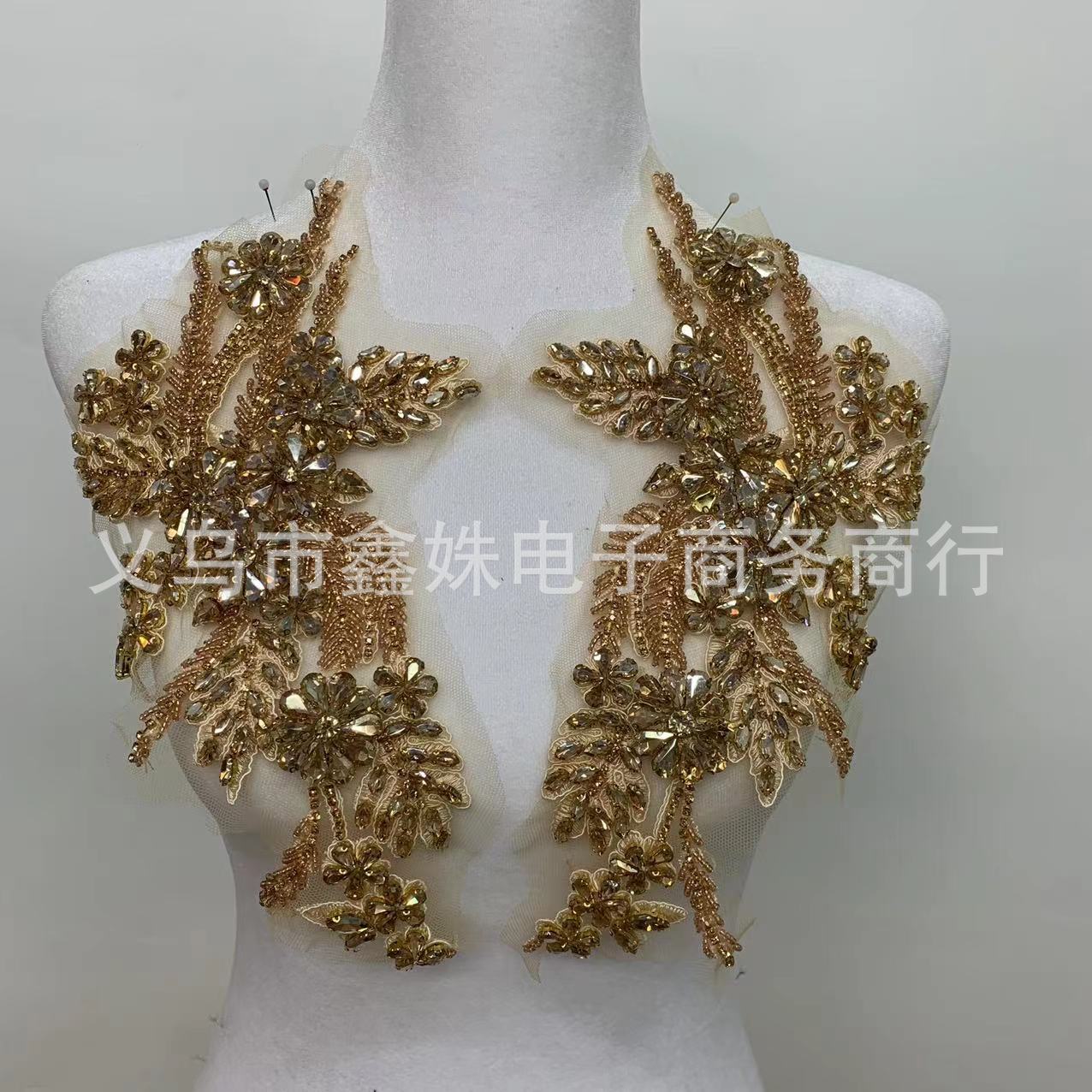 Wholesale beaded crystal dresses, corsets, water diamonds, wheat ear decals pic 24