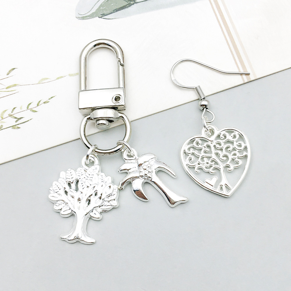 1个新款亮银合金生命树系列吊坠挂件diy手链项链饰品配件详情3