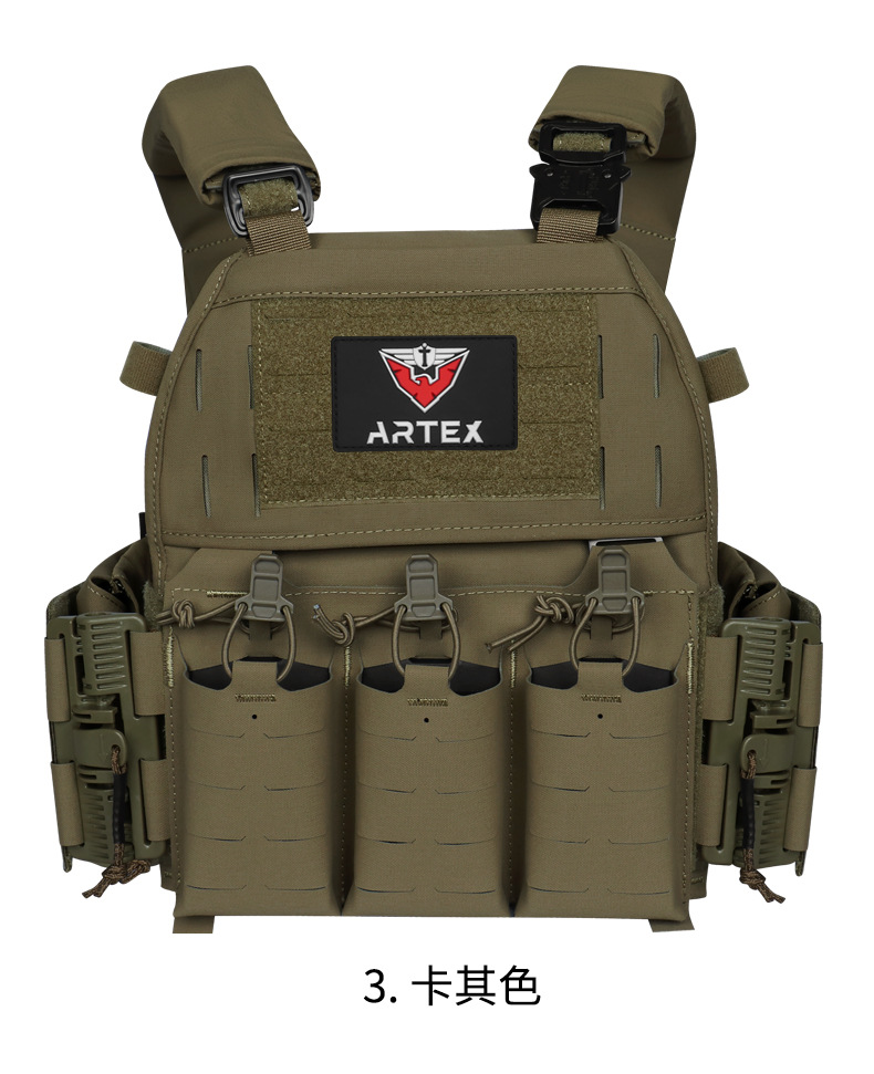 Yitu Outdoor Multi-functional waterproof nylon Military enthusiast Laser quick-release tactical vest vest modular elastic hanging pic 22