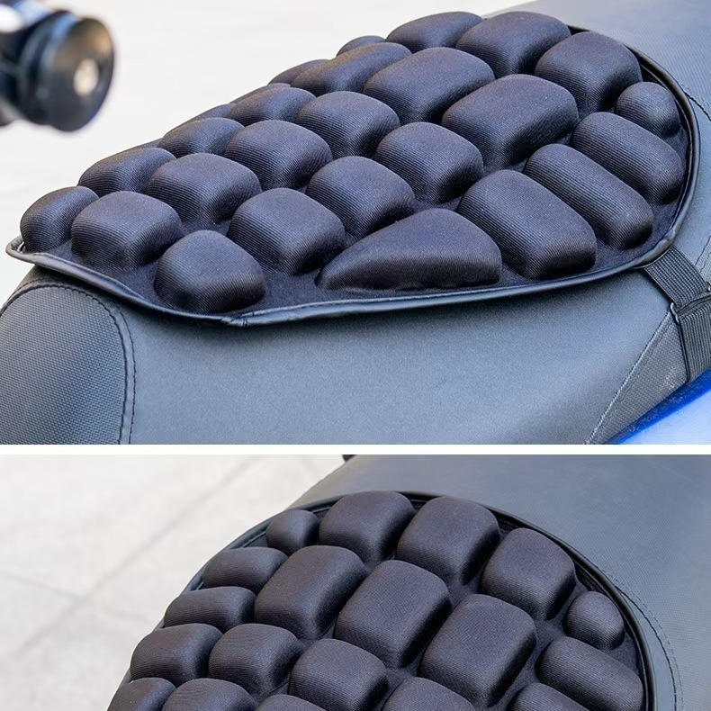 The retro motorcycle seat cushion with mortise and tenon is comfortable, soft, breathable, heat-insulating and sun-protective, suitable for all seasons and long-distance riding pic 5
