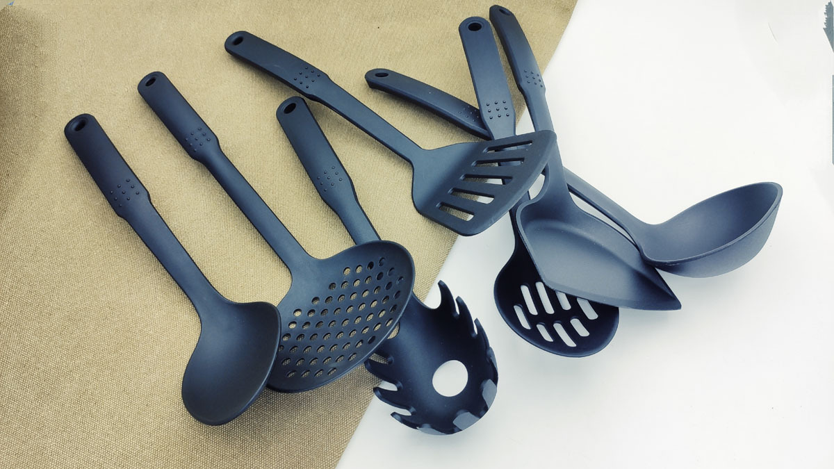 Amazon nylon kitchenware in stock: soup spoons, spatulas, spaghetti claws, soup spoons, kitchen ware pic 25