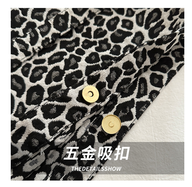 大容量网红豹纹包包女包2024新款潮时尚质感单肩腋下包洋气背包女详情6