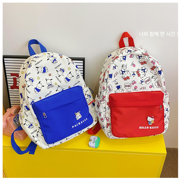 New cute cartoon Sanrio Pacha Dog backpack, a lightweight schoolbag for junior and senior high school students with cartoon comics pic 20