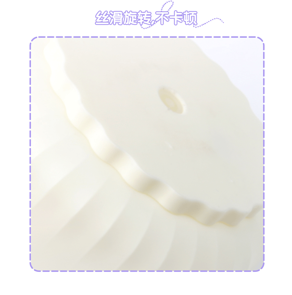学生文具女生ins高颜值多功能化妆刷旋转笔收纳桌面创意透明笔筒详情13