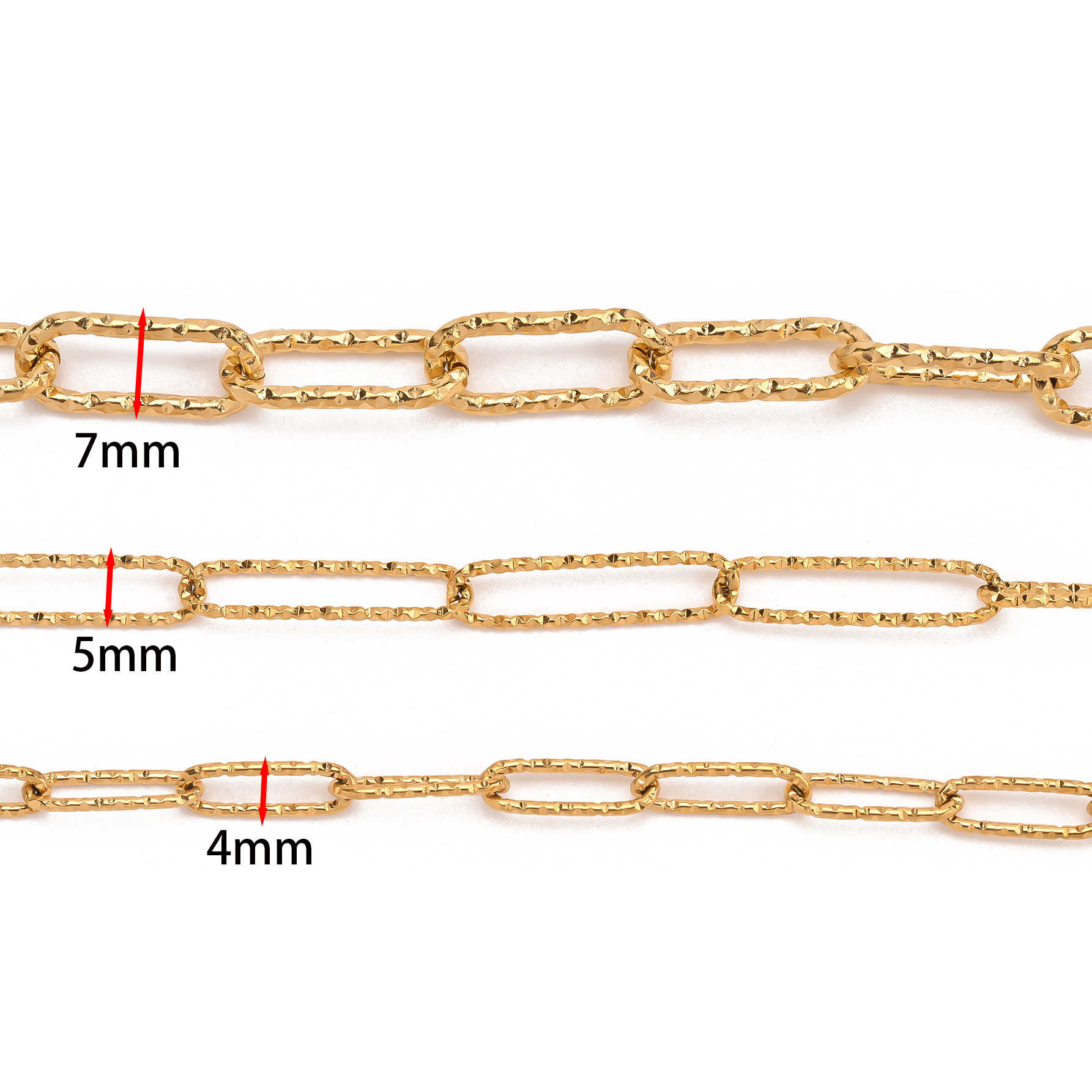 Multi-specification stainless steel starry sky chain PVD vacuum electroplated jewelry making necklace DIY jewelry pendant pic 5