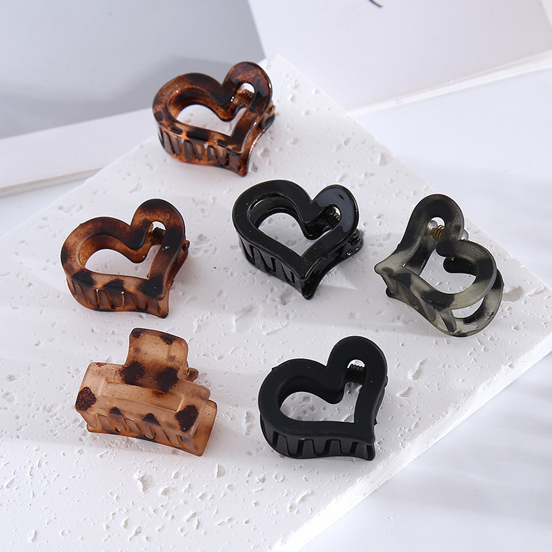 Coffee-colored small hairpin, matte and frosted bangs, hair clipper, small hair clipper for top and side decoration, cross-border hair accessory wholesale pic 14