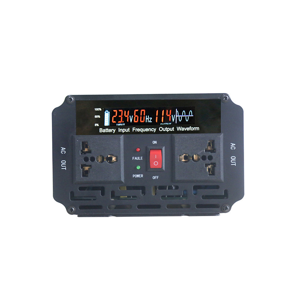 聪芯厂家供应 1000W修正波大功率逆变器带UPS充电功能屏幕 现货详情9