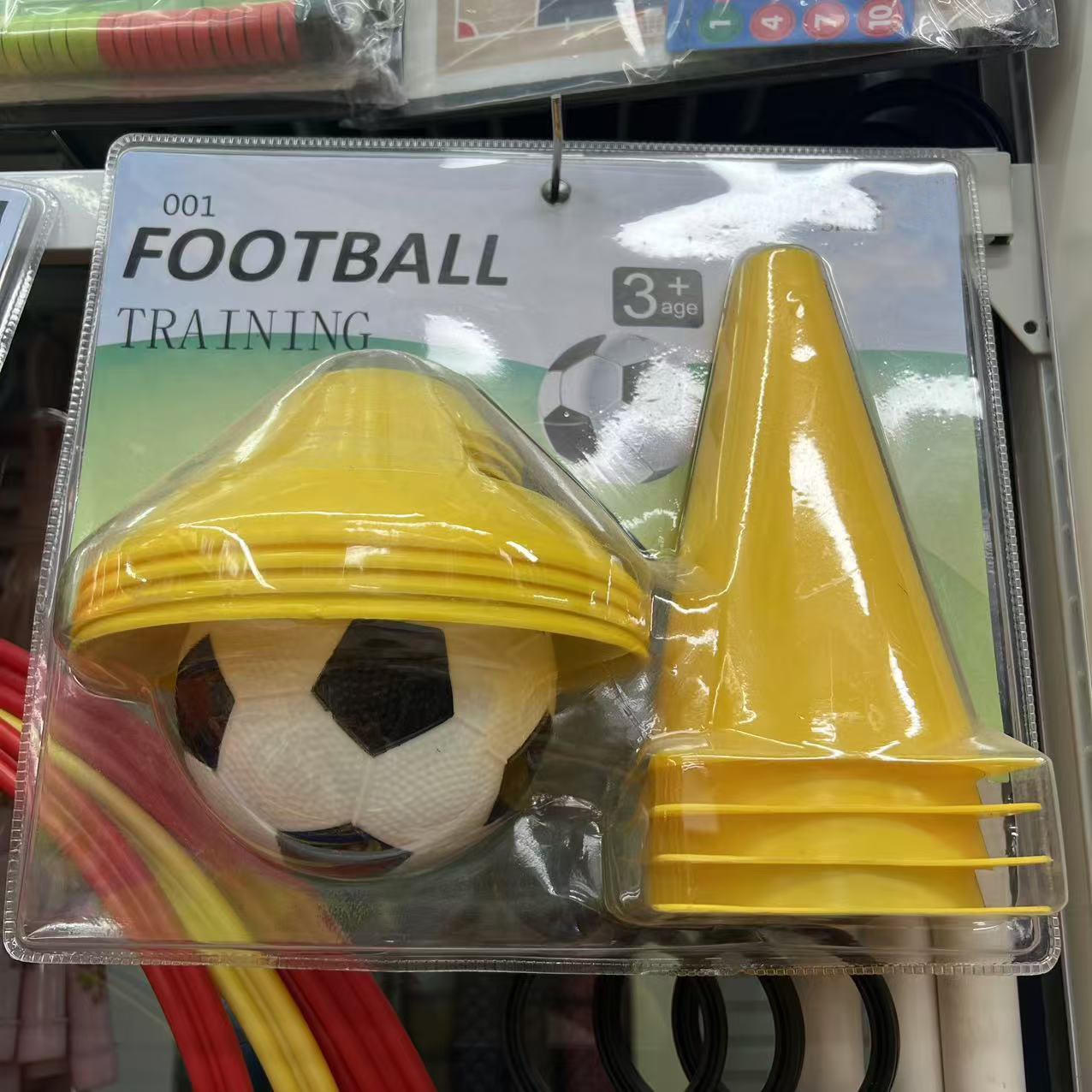 儿童足球路障套装足球篮球训练标志障碍物锥形桶路障标志筒雪糕筒详情1