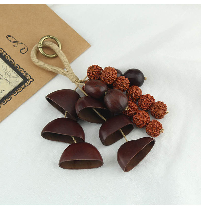 森系果壳摇铃包挂手工风铃音疗愈挂铃钥匙扣车挂植物果实原料挂件详情11