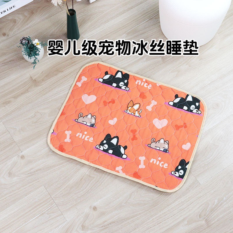 狗狗垫子睡垫夏天凉垫冰丝降温睡觉用宠物凉席垫猫咪冰窝宠物冰垫详情11