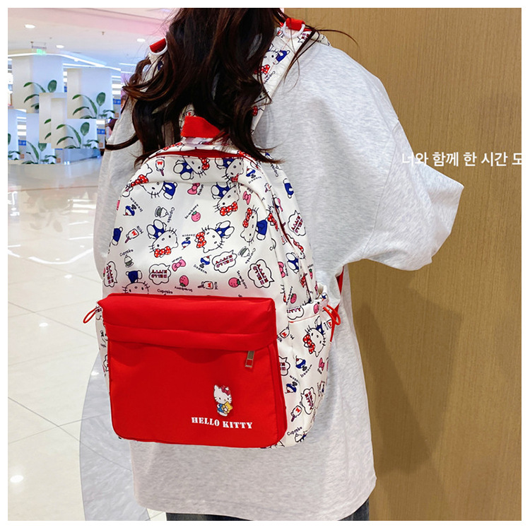 New cute cartoon Sanrio Pacha Dog backpack, a lightweight schoolbag for junior and senior high school students with cartoon comics pic 5