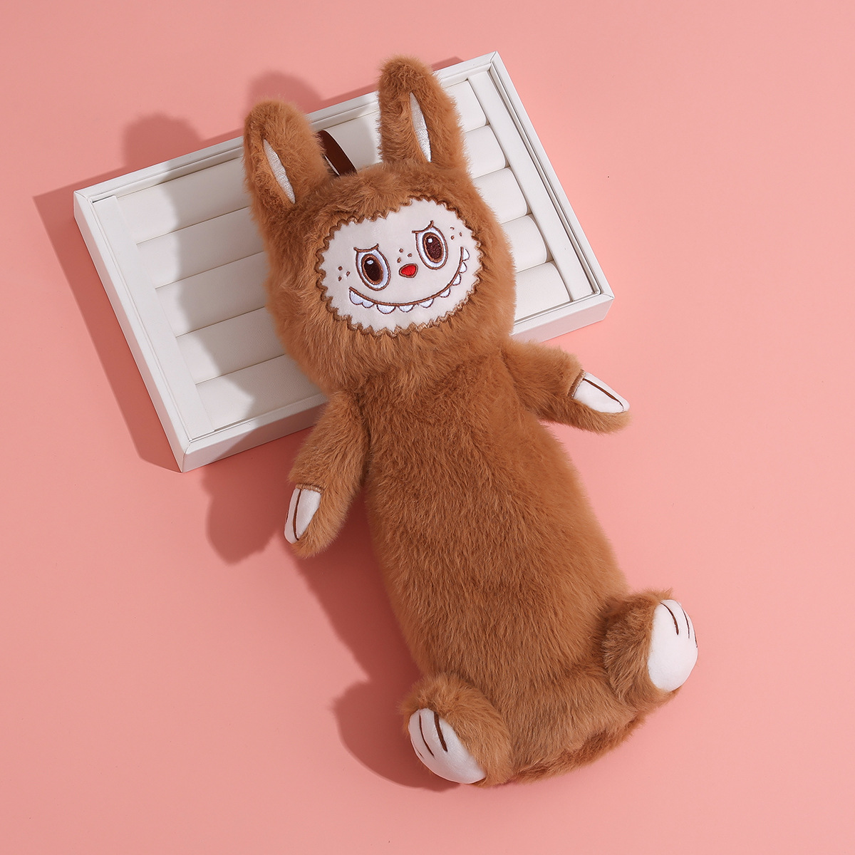 New plush pen case for primary and secondary school students, pencil cases, stationery bags, multi-functional large-capacity storage, plush pen case pic 8