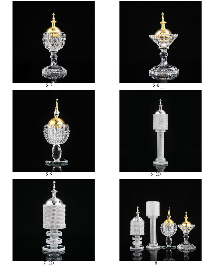 厂家直销沙特阿拉伯水晶熏香炉碳炉直烧香丸佩戴熏香异域风情详情5