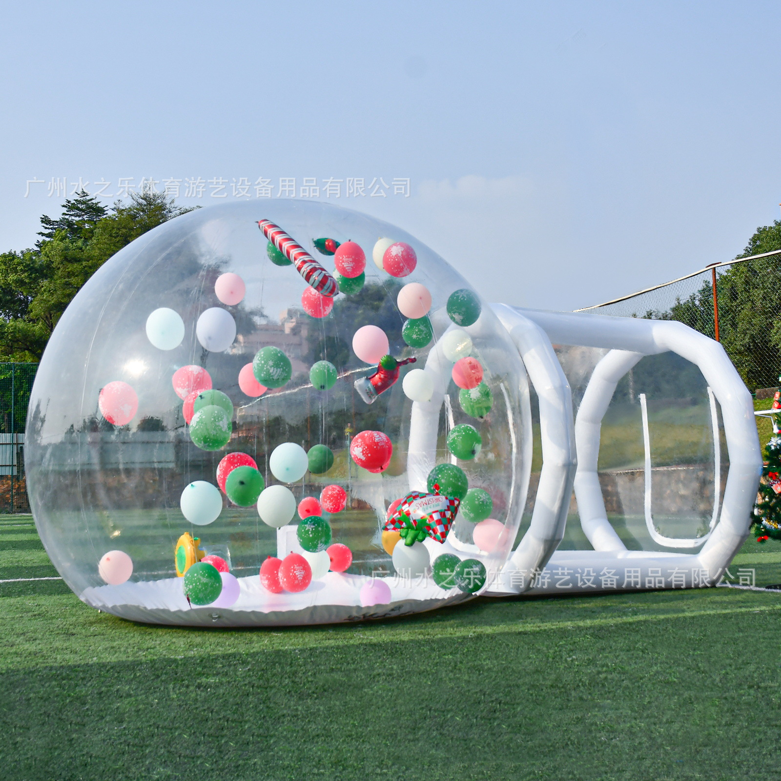 网红星空泡泡屋充气星空顶户外透明充气帐篷露营帐篷充气泡泡屋详情6