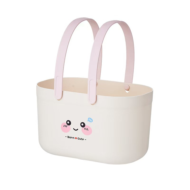 Bath hand-held basket, student toiletries, dry and wet separation, bathroom, bath, dormitory storage, shower basket, small basket pic 1