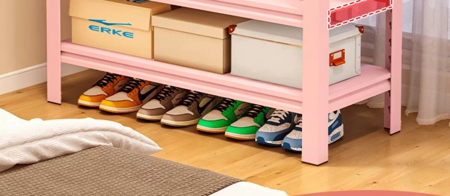 简易衣架家用货架衣柜租房衣帽架自由组装diy落地衣橱开放置物架详情7