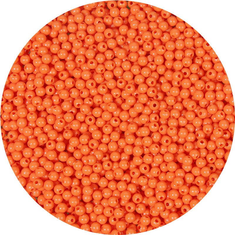 4mm亚克力塑料实色圆珠diy手工串珠手链首饰材料配件配饰散珠批发详情11