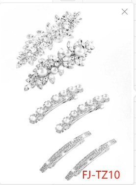 Wholesale of new cross-border elegant and stylish spring clips, alloy hair clips, rhinestone, Korean version of the back of the head ponytail clip headwear pic 39