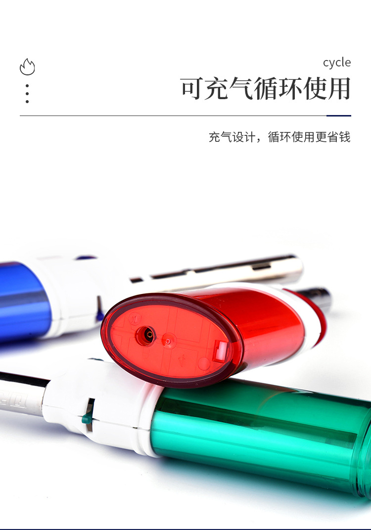 现货加长款防风户外点火器家用厨房点火器厨房用品燃气灶打火机详情6