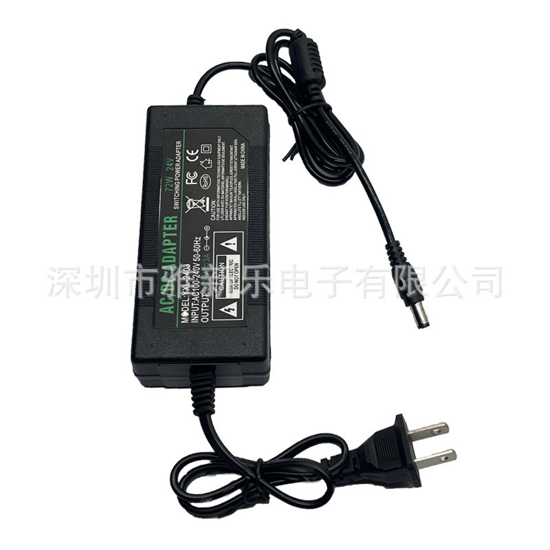 High-quality 24V3A full power adapter, LED light strip, motor, water mercury purifier, LCD display 72W pic 4