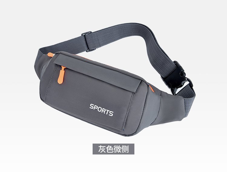 印字定LOGO腰包 休闲胸包运动手机零钱旅行骑行跑步健身收纳小包详情28