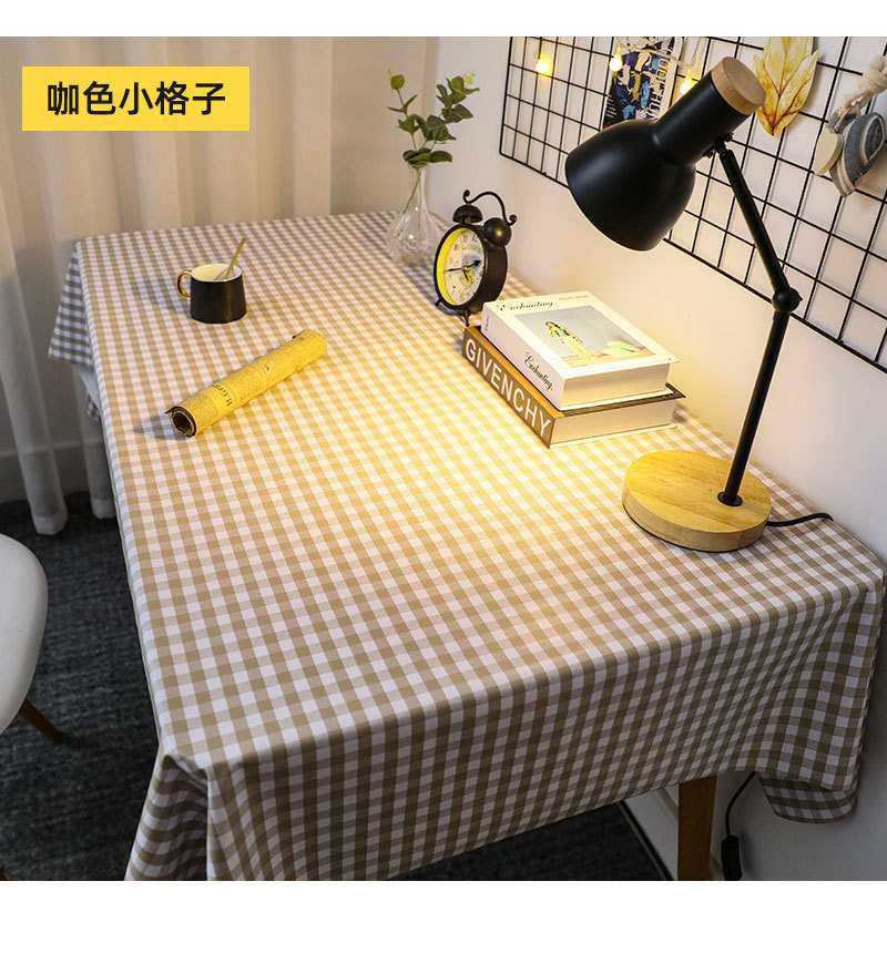 桌布防水防油免洗北欧ins网红学生书桌长方形餐桌台布茶几pvc桌垫详情17