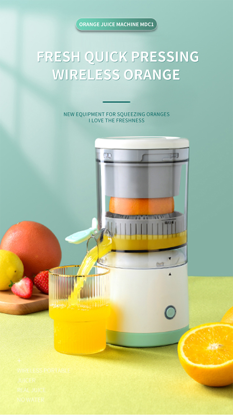 Cross-border new household electric high-appearance-level juicer, original juicer, wireless juicer, fruit processor, rechargeable press, multi-power juicer pic 14
