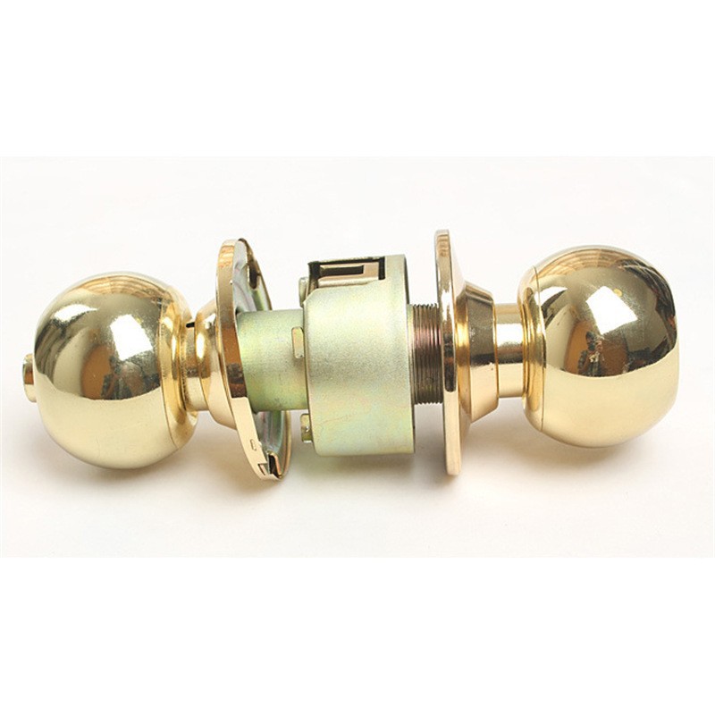 Cross-border household stainless steel spherical lock, universal round door lock, bathroom toilet door lock, room door, indoor wooden door lock pic 4
