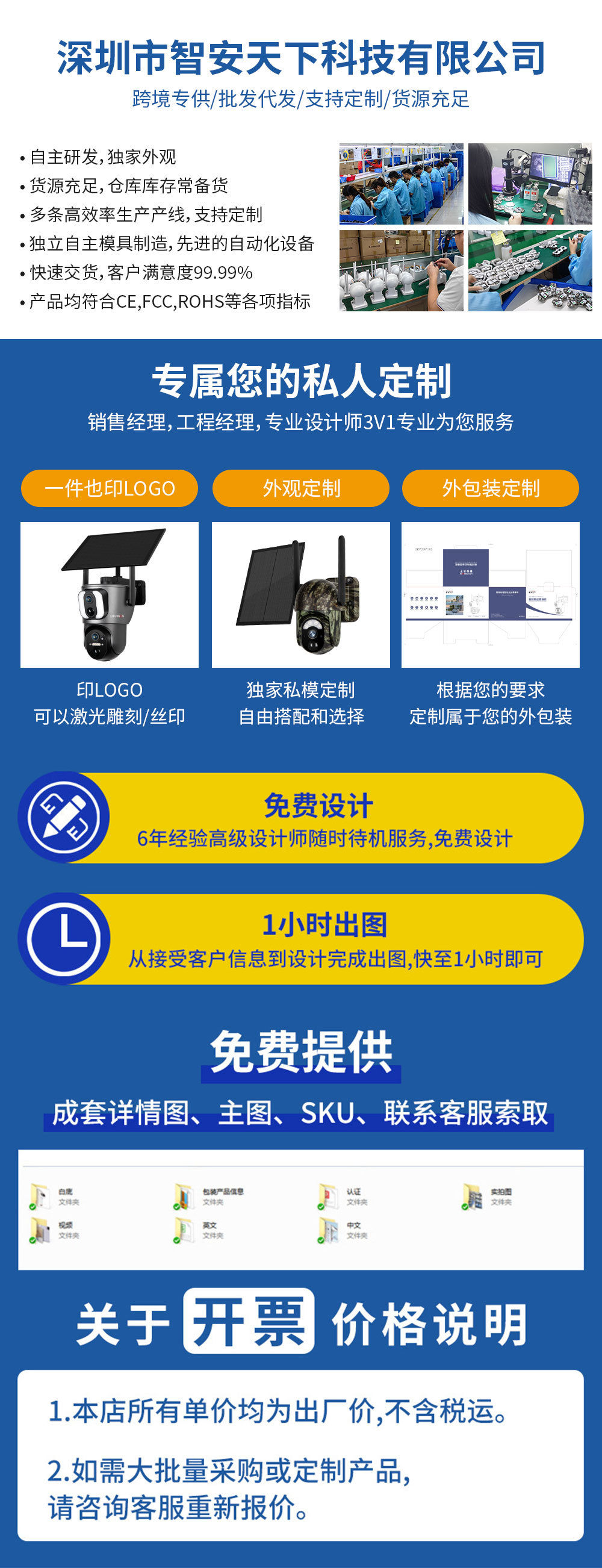 V380 dual-screen solar-powered camera outdoor ball snatching linkage monitoring 360-degree WiFi home monitoring camera pic 2