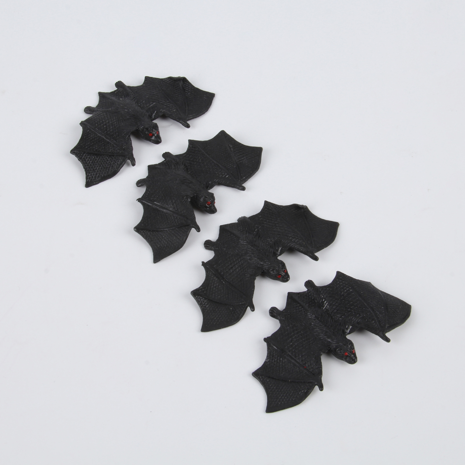 跨境立体蝙蝠鬼节酒吧KTV布置万圣整蛊道具迷你仿真软胶蝙蝠玩具详情9