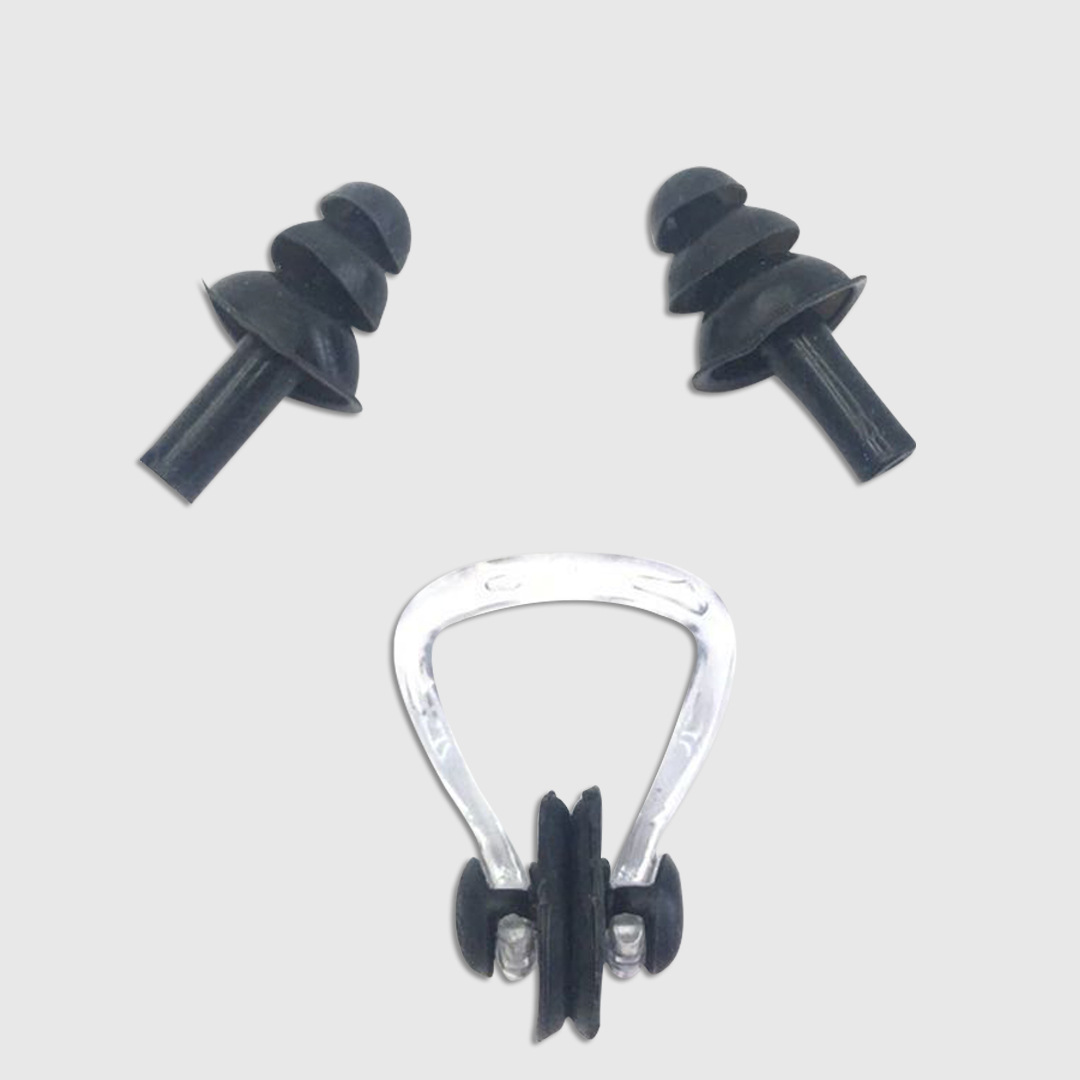 硅胶耳塞盒装鼻夹耳塞泳具套装游泳装备用品儿童成人防水耳塞鼻夹详情4