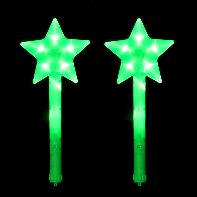 Large five-pointed star flash sticks, flat seven-color five-pointed star glow sticks, concert luminous gifts manufacturer wholesale pic 18