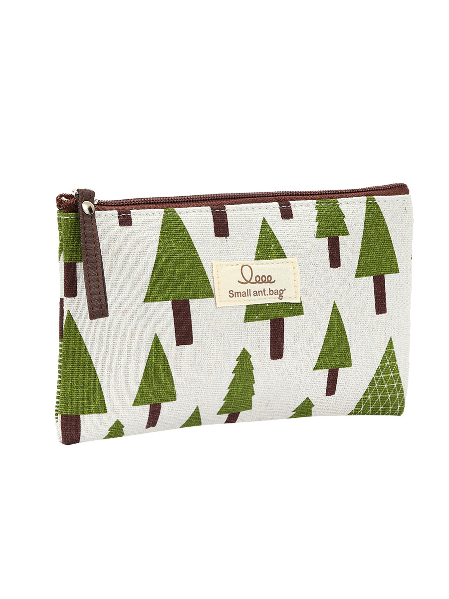 Cross-border large linen makeup bag, multi-functional, hand-held bag, mobile phone coin purse, makeup storage bag, customizable pic 14