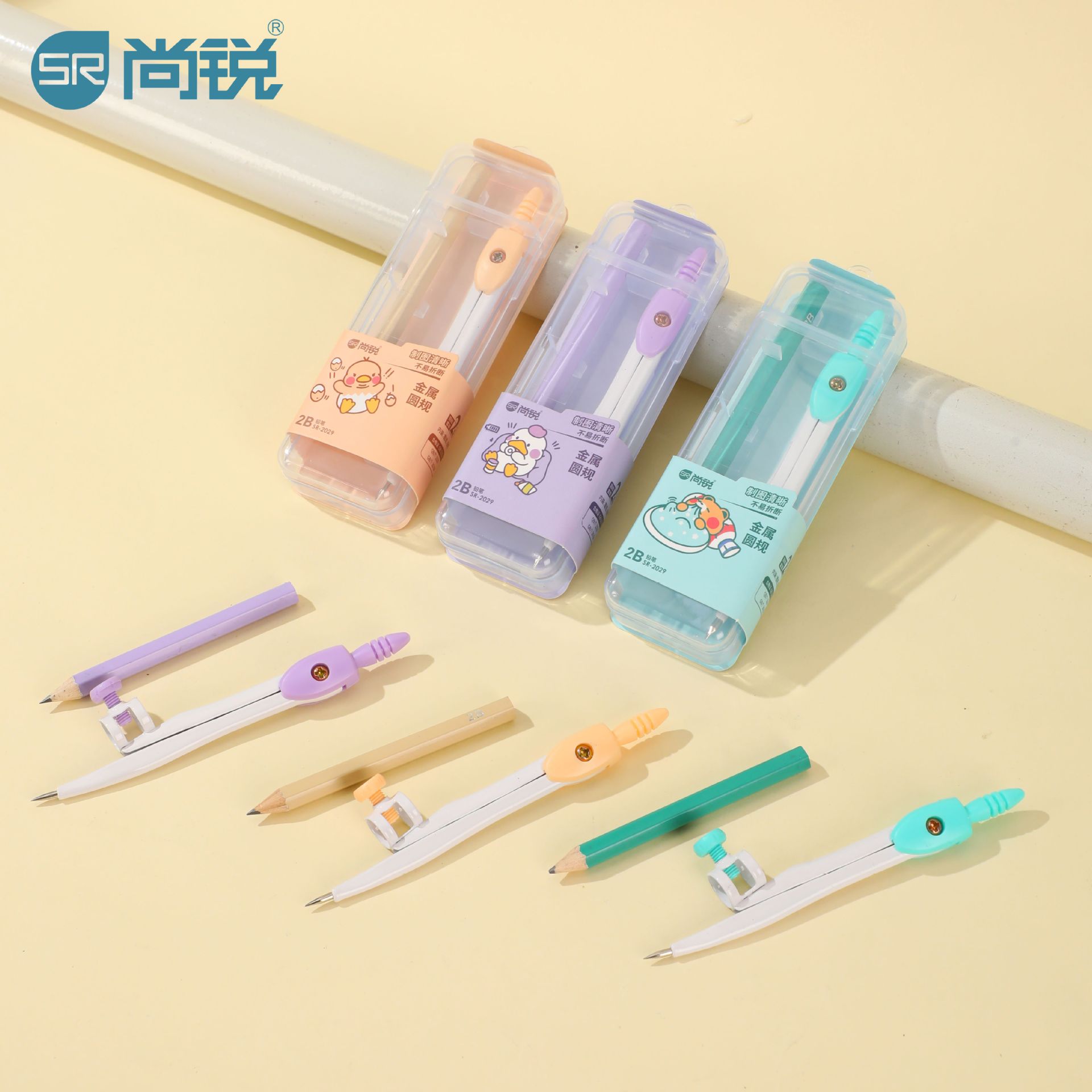 学生圆规金属圆规套装多功能学生圆规可夹笔美术生考试可换笔圆规详情12