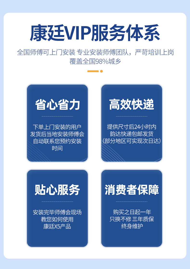 康廷3D人脸识别智能指纹锁家用密码安全防盗锁全自动app远程门锁详情21