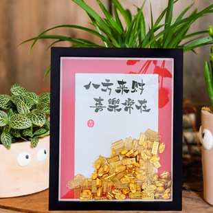 相框中空标本框木质玻璃立体黑色蝴蝶昆虫装裱自装摆台展示画框详情6