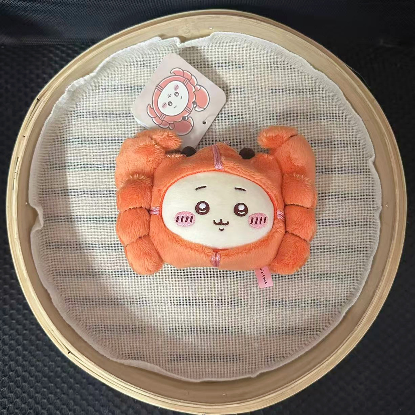 Chiikawa吉伊卡哇上海限定大闸蟹乌萨奇小八毛绒公仔挂件娃娃抱枕毛绒玩具详情6