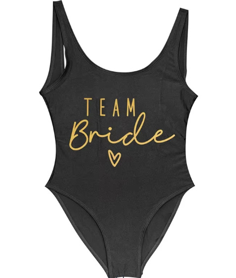 T欧美泳衣TEAMBRIDE印花沙滩比基尼性感露背女士大码MM连体泳衣详情3