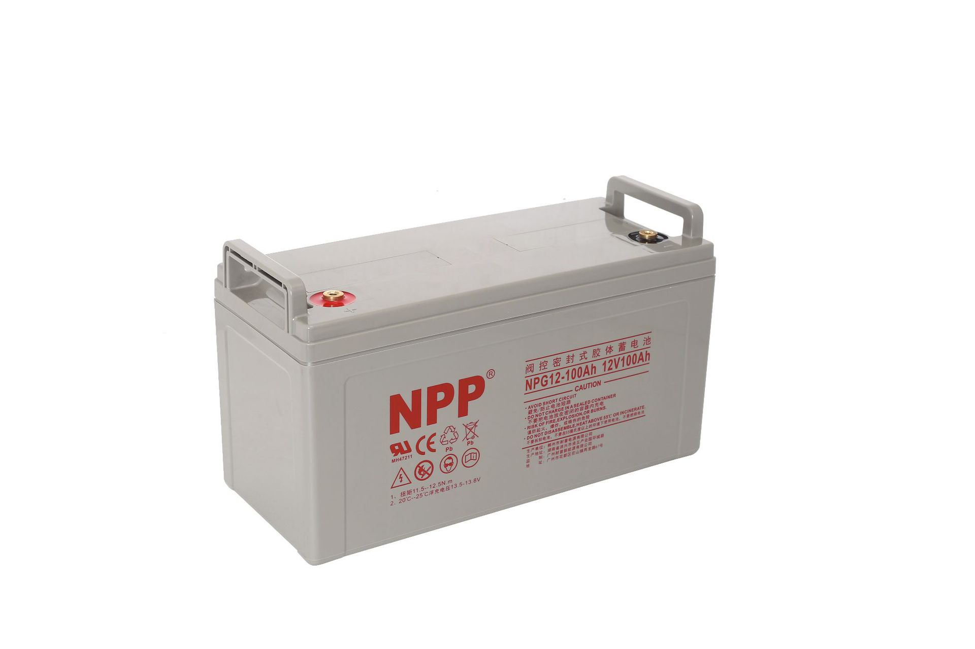 NPP battery 100AH gel battery solar cell UPS battery energy storage maintenance-free battery pic 9